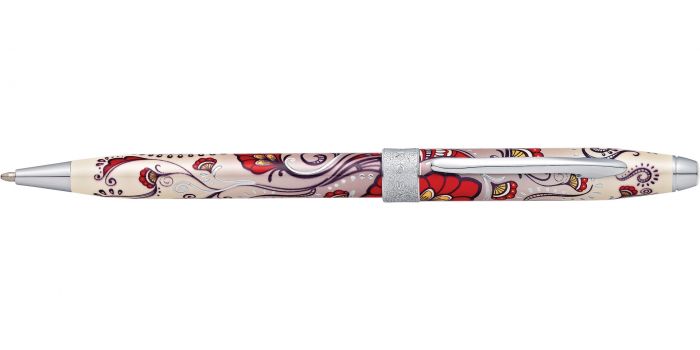 AT0642-3 Cross Century II Botanica Red Hummingbird Ballpoint Pen w// Chrome Trim